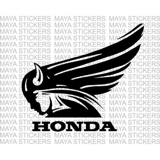 Honda Bike Logo - Unique sticker for Honda Activa, Honda Dio, other Honda bikes and cars