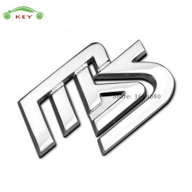 MS Logo - Metal Car Sticker for MS Logo Mazda Speed 2 3 5 6 cx5 cx7 323 cx3 ...