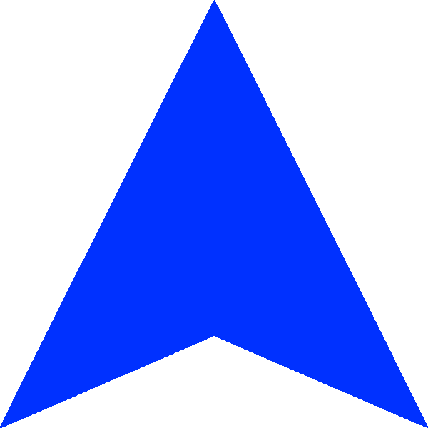 Blue Arrow Logo - File:Blue Arrow Up Darker.png