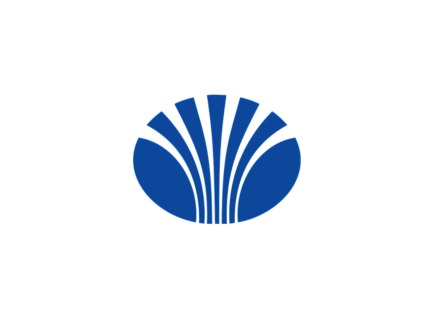 White and Blue Oval Logo - Daewoo Logos