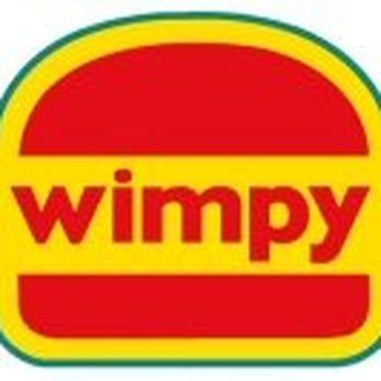 Red and Yellow Burger Logo - Wimpy Restaurants Roman Road, Bow, London