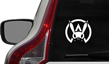 Bunny BAP Logo - Amazon.com: BAP Warrior Bunny Logo Car Vinyl Sticker Decal Bumper ...