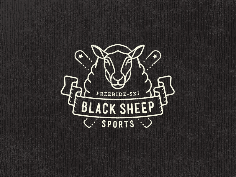 Sheep Sports Logo - Black Sheep Sports Logo by Mathias Temmen | Dribbble | Dribbble