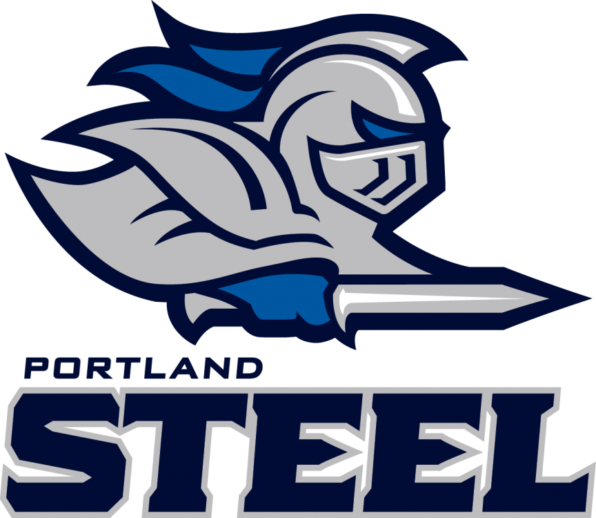 Steel Sports Logo - Portland Steel Primary Logo Football League Arena FL