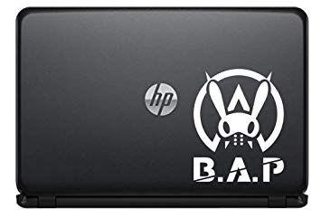 Bunny BAP Logo - BAP Text Warrior Bunny Logo Vinyl Decal Sticker