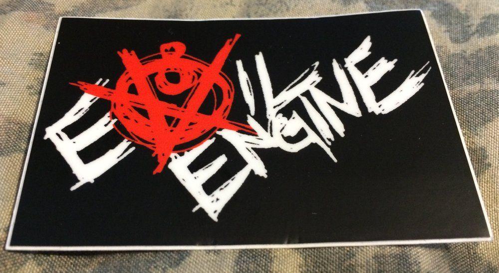 Engine Shop Logo - Evil Engine Official — Evil Engine Logo Sticker
