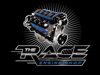 Engine Shop Logo - The Race Engine Shop logo design - 48HoursLogo.com