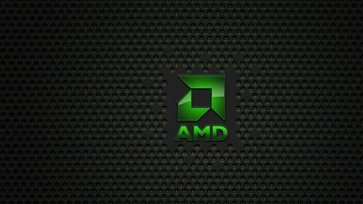 Green AMD Logo - Amd Logo In Green On Dotted Background Wallpaper