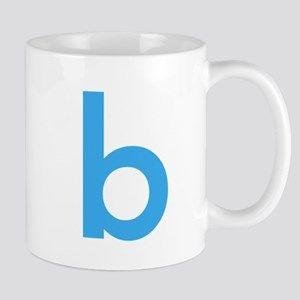 Lowercase Letter B Logo - Lowercase Mugs