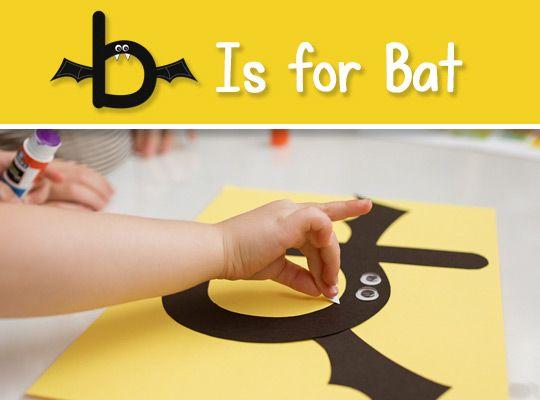 Lowercase Letter B Logo - Lowercase B Craft - B is for Bat (+ Printable Template)