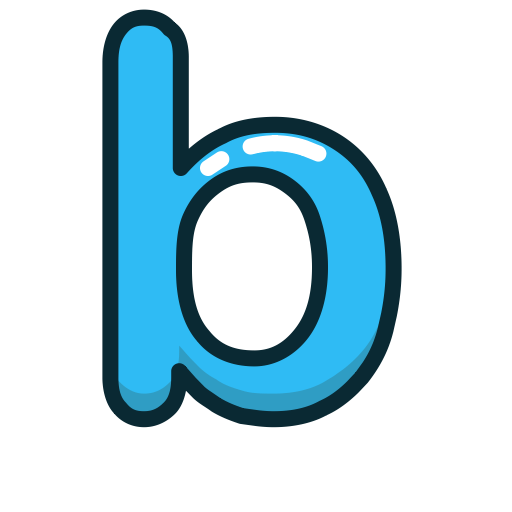 Lowercase Letter B Logo - B, blue, letter, lowercase icon
