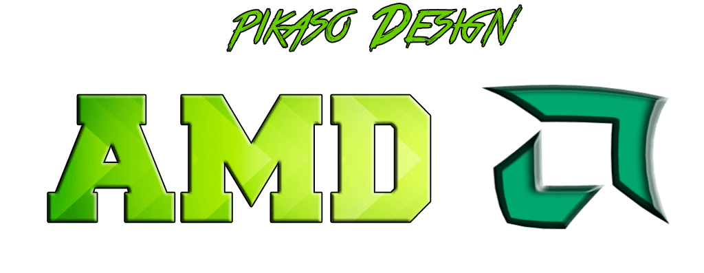 Green AMD Logo - Amd Logo Render