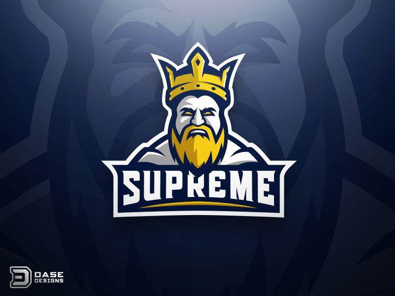 King of Sports Logo - Supreme King Mascot Logo