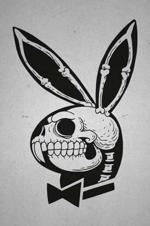 Rabbit Skull Logo - Skull Bunny | Art <3 | Skull art, Skull, Drawings