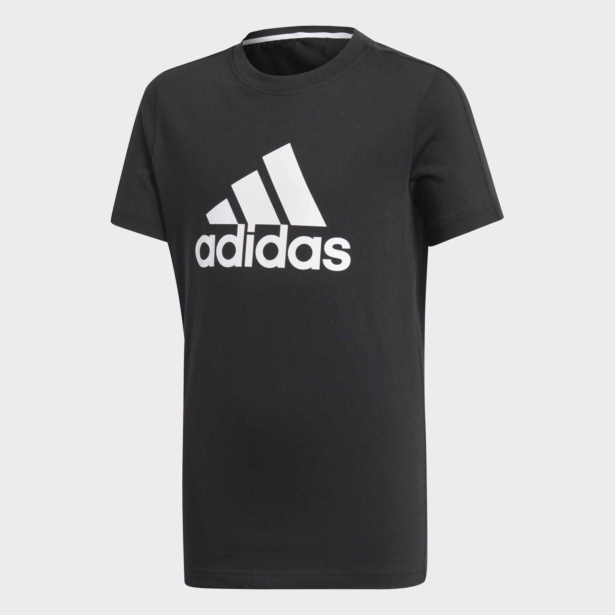 Black and White Adidas Logo - adidas Essentials Logo Tee - Black | adidas Regional