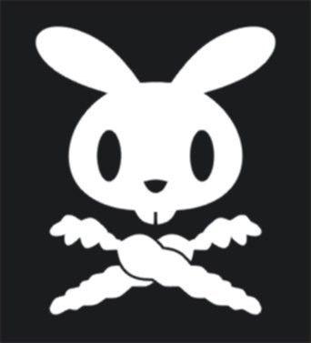 Rabbit Skull Logo - bunny rabbit skull sticker. Skull Stickers!. Skull, Bunny, Bunny