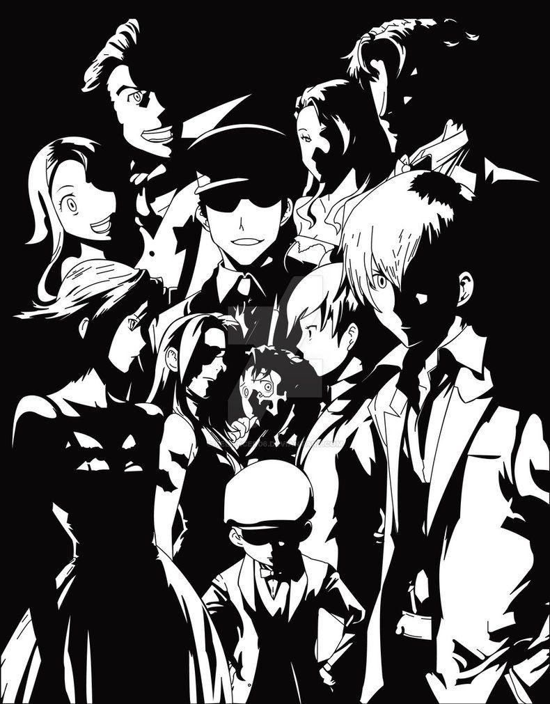 Baccano! Black and White Logo - BACCANO by felipecer06 on DeviantArt