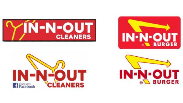 Red and Yellow Burger Logo - In-N-Out Burger sues In-N-Out Cleaners for trademark infringement ...