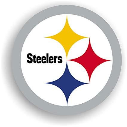 Steelers Logo - Amazon.com : NFL Pittsburgh Steelers 12-Inch Vinyl Logo Magnet ...