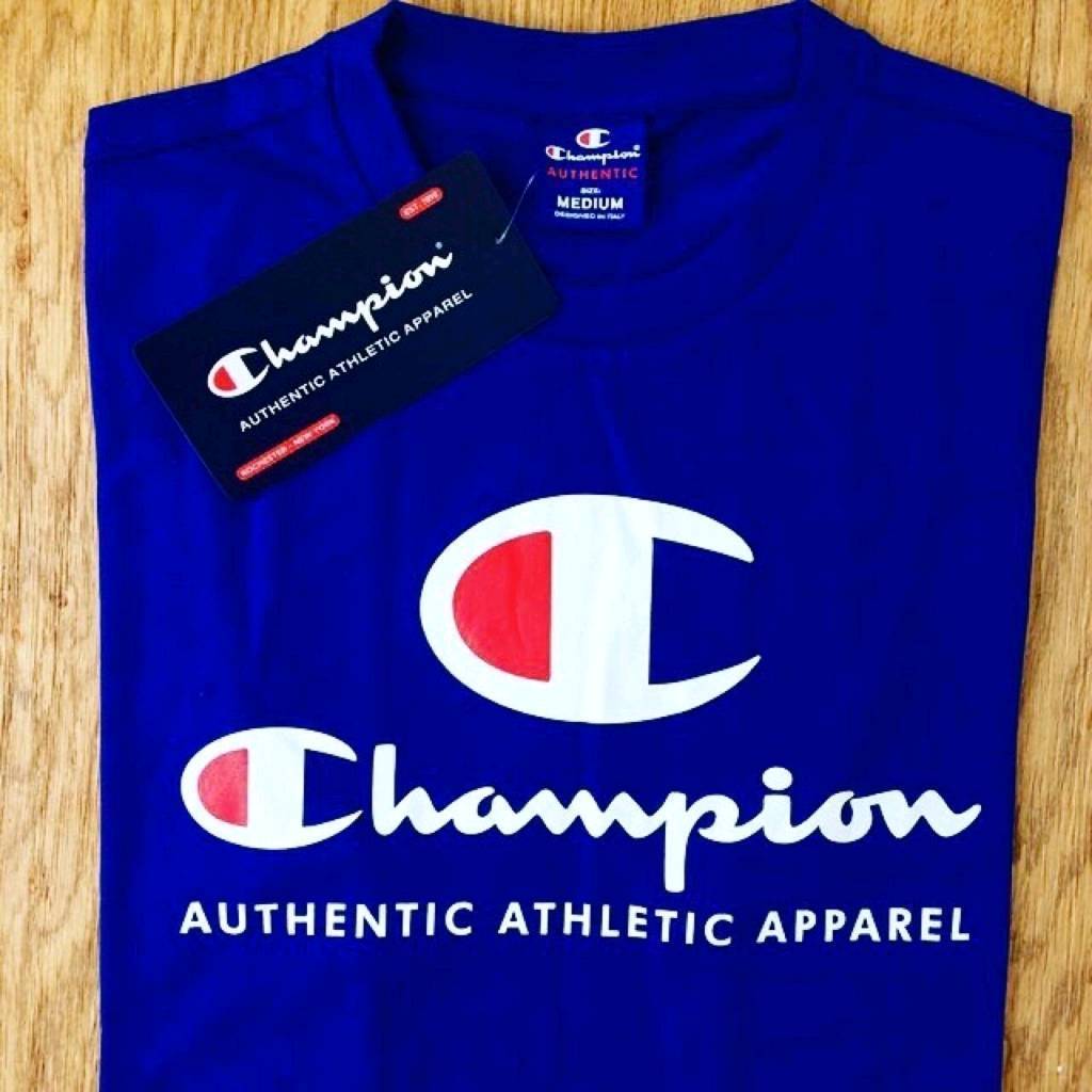 Champion Athletic Apparel Logo - NEW Champion Authentic Athletic Apparel Vintage Blue T-Shirt | in ...
