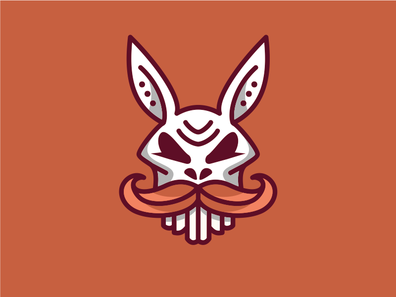 Rabbit Skull Logo - Rabbit Skull