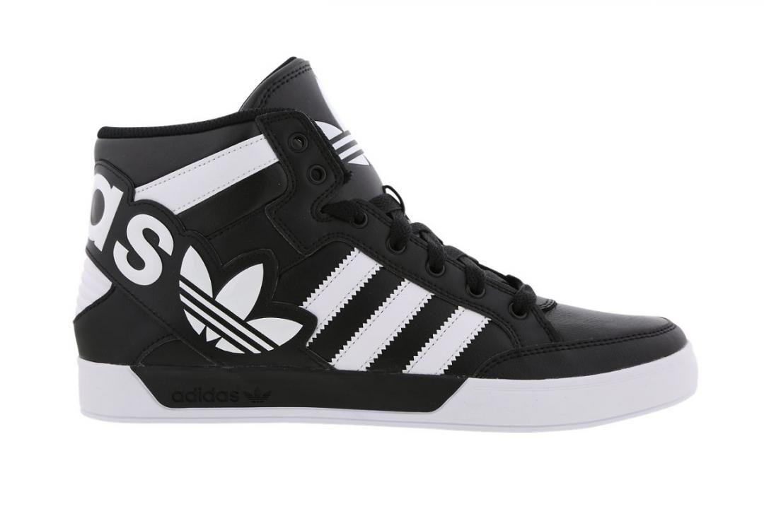 Black and White Adidas Logo - Black - adidas Hardcourt Big Logo Mens Basketball Black-White-Black ...
