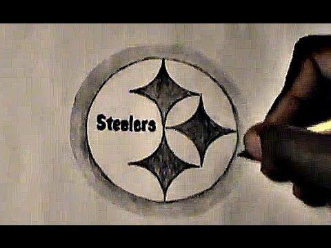 Cool Steelers Logo - HOW TO DRAW: Pittsburgh Steelers logo - YouTube