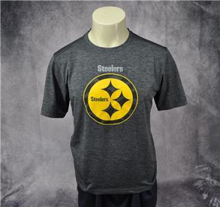 Cool Steelers Logo - Majestic Mens Steelers Cool Base Logo On Front T-Shirt Size Medium ...