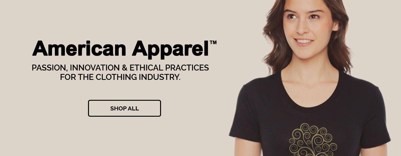 American Apparel Logo - Wholesale American Apparel: Custom Clothing | InkHead.com