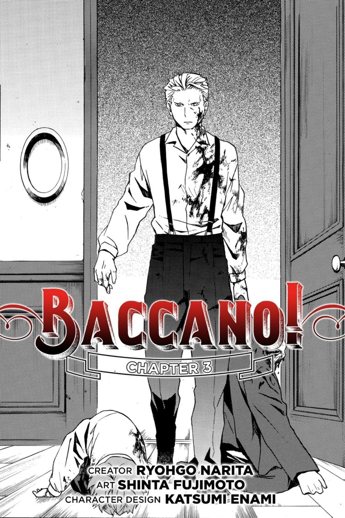 Baccano! Black and White Logo - Baccano! #3