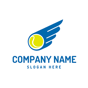 Yellow Ball Company Logo - Free Tennis Logo Designs. DesignEvo Logo Maker