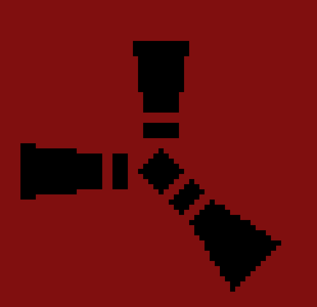 Rust and Teal Logo - RUST Logo | Pixel Art Maker