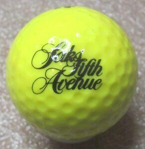 Yellow Ball Company Logo - Company Logo Golf Ball SAKS FIFTH AVENUE ( yellow ball ) | eBay