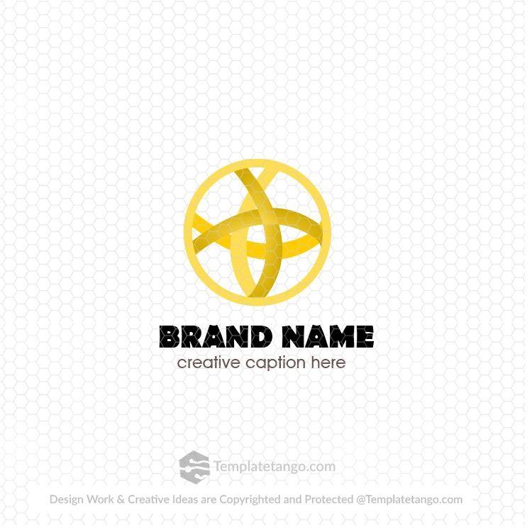 Yellow Ball Company Logo - Minimal Gaming Company Logo. Ready Made Logos
