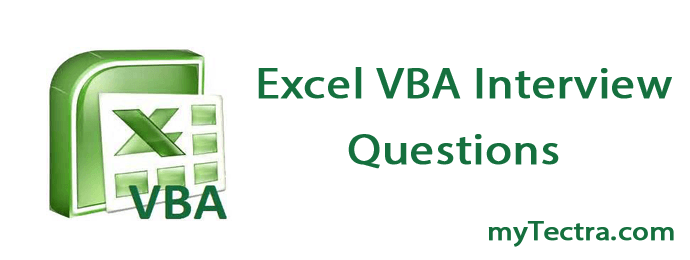 VBA Logo - Top Excel VBA Interview Question and Answers |mytectra