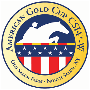Horse Jumping through Circle Logo - American Gold Cup — Morrissey Management Group