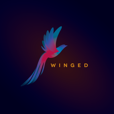 Winged Bird Logo - Winged bird | Logo Design Gallery Inspiration | LogoMix