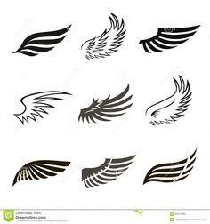Winged Bird Logo - Best bird logo image. Branding design, Graph design