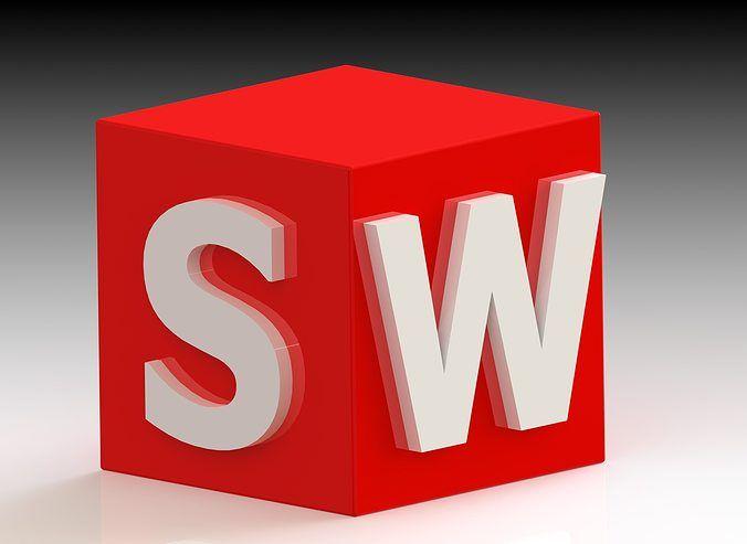 SolidWorks Logo - SolidWorks Icon Logo 3D model | CGTrader