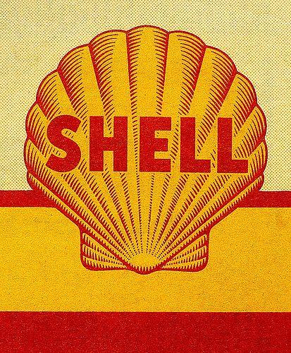 Old Shell Logo - Shell Logo. Off of a road map 1949. They used to gi