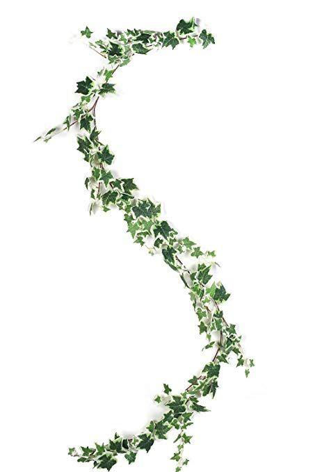 Ivy Leaf Logo - JUSTOYOU Ivy Leaves Garland Artificial Plants,6.5ft English Ivy ...