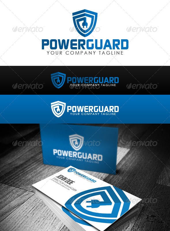 Guard Company Logo - Power Guard Logo by penxelstudio | GraphicRiver