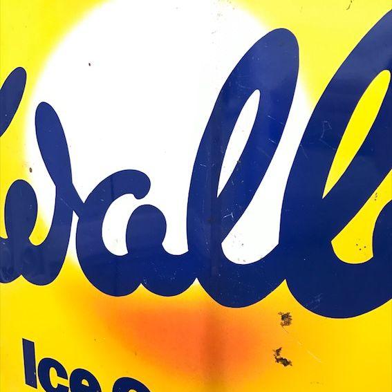 Walls Ice Cream Logo - Walls Ice Cream Sign Pedlars