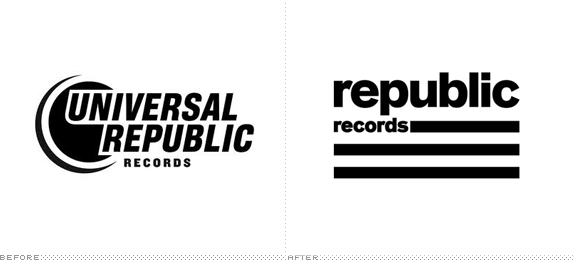 Black Record Logo - Brand New: Republic Records