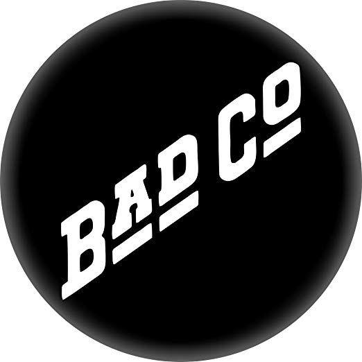 Black Record Logo - Bad Company Record Logo White On Black