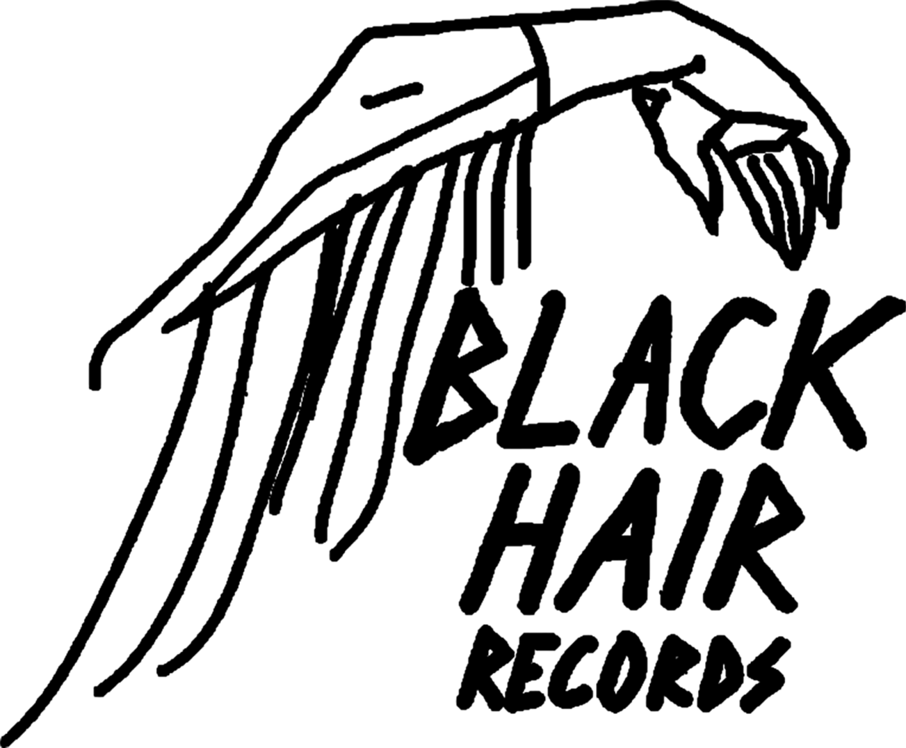 Black Record Logo - Black Hair Records. An independent record labelBlack Hair Records