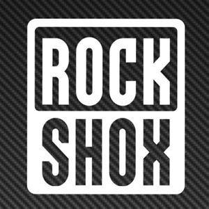 RockShox Logo - RockShox Rock Shox logo Vinyl Sticker Decal Car Window Mountain Bike ...