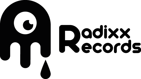 Black Record Logo - Radixx Records Logo | 2017 - Annefleur Huijser Studio