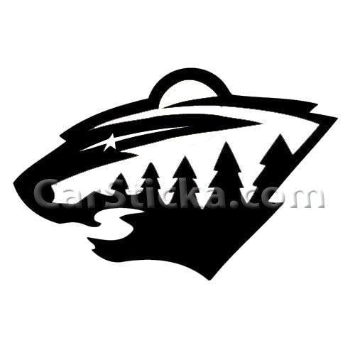 Wild Logo - mn wild logo black and white. Minnesota