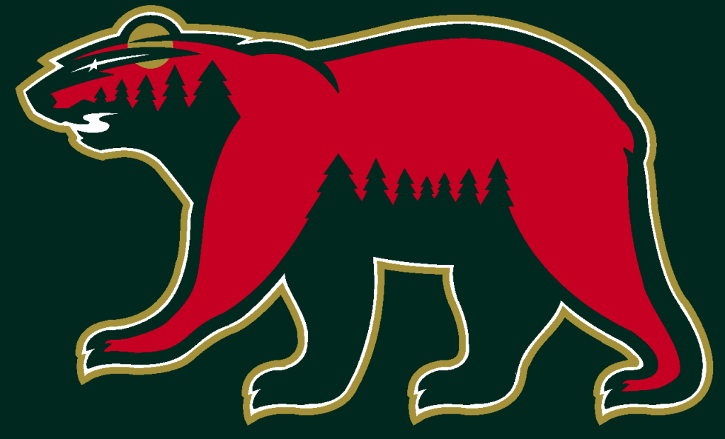 Wild Logo - TIL the Wild's logo is the head of a bear : nhl